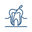 Dental canal icon